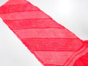 正絹　振袖用　絞り　帯揚げ